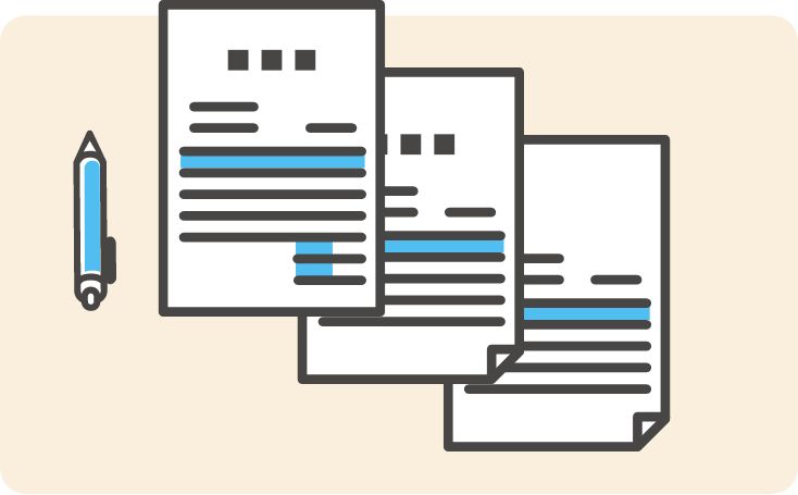 イラスト:ご提案・お見積もりから契約